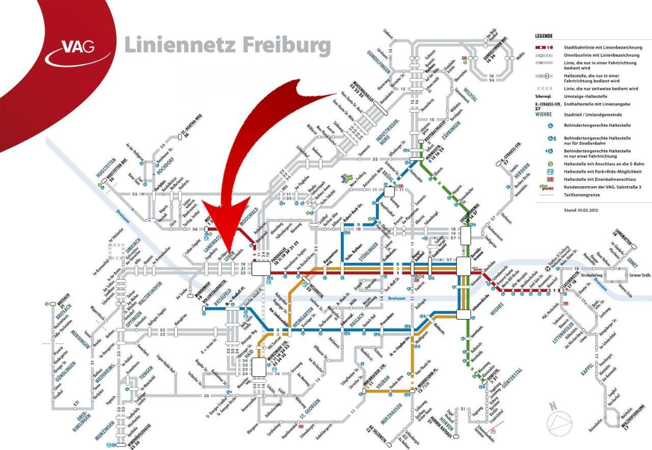 Ferienwohnung Schweier - Ausserhalb Und Doch Zentral Freiburg im Breisgau Exteriör bild